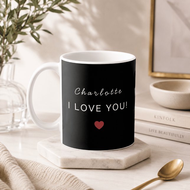Tasse moderne personnalisée pour la Saint-Valentin (Créateur téléchargé)
