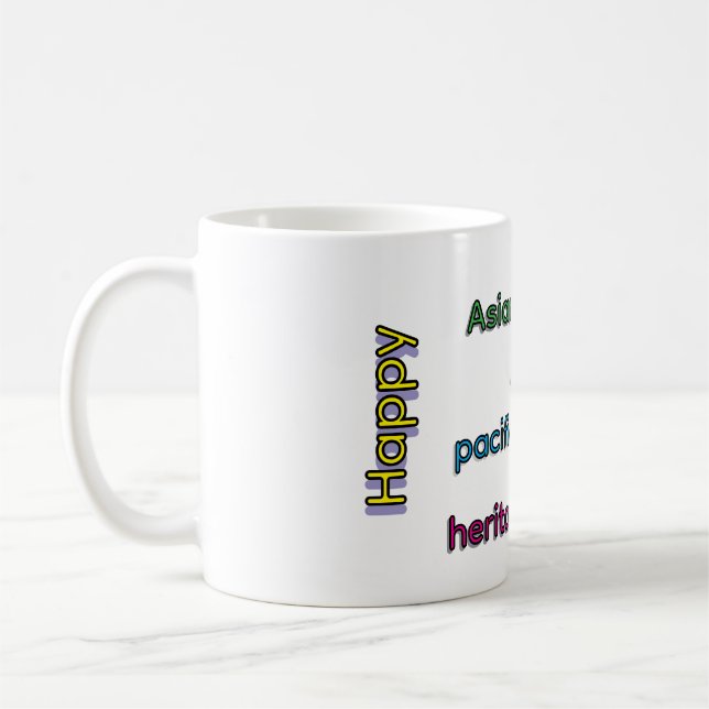 Tasse mois du patrimoine AAPI joyeux (Gauche)