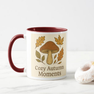 Tasse Moments Automnaux Cosy Champignon & Feuill