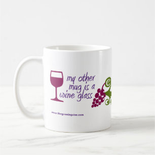 Tasse - mon autre tasse est un verre de vin