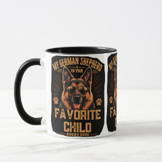 Tasse Mon berger allemand est l'enfant préféré