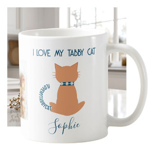 Tasse Mon Chat Tabby Amour Unique Amusant