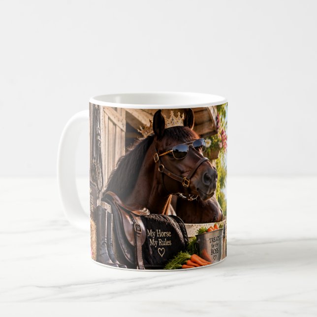 Tasse Mon Cheval Dirige le Spectacle (Devant gauche)