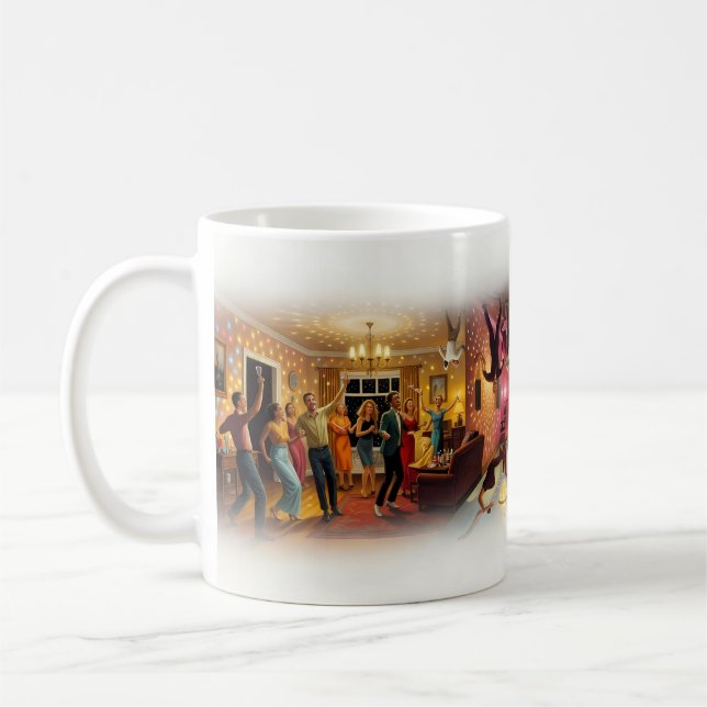 Tasse Monde Miroir Soirée à l'Envers (Gauche)