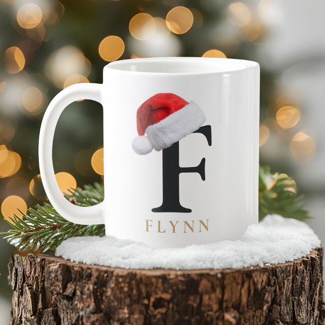 Tasse monogramme de Noël (Créateur téléchargé)