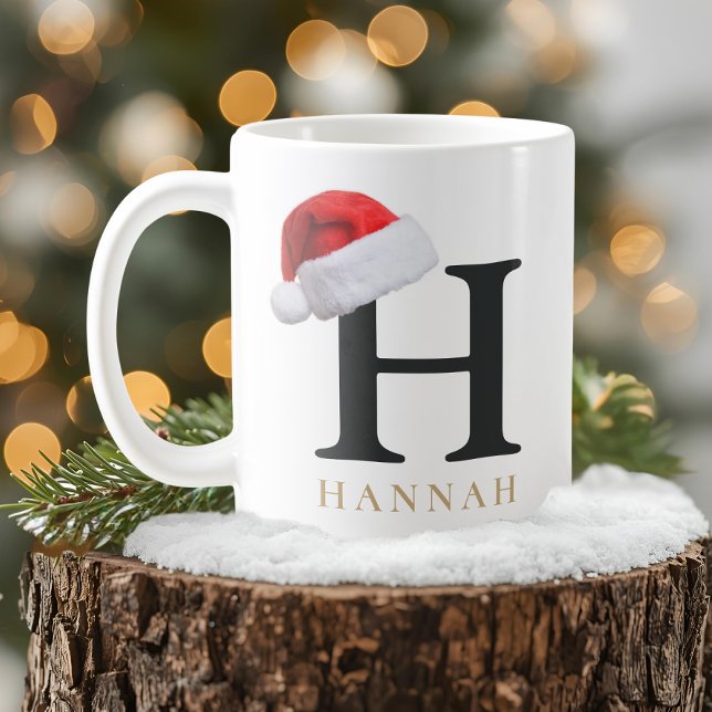 Tasse monogramme de Noël (Créateur téléchargé)
