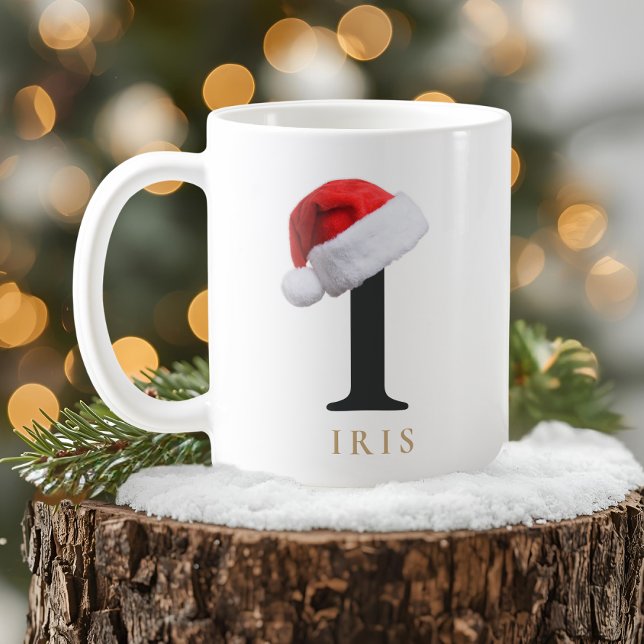 Tasse monogramme de Noël (Créateur téléchargé)