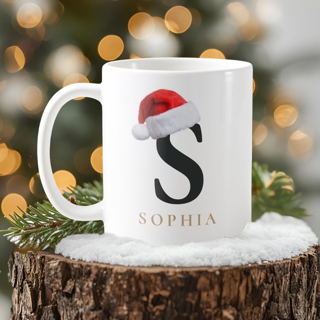 Tasse monogramme de Noël (Créateur téléchargé)