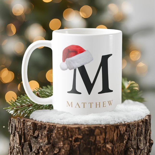 Tasse monogramme de Noël (Créateur téléchargé)