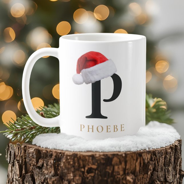 Tasse monogramme de Noël (Créateur téléchargé)