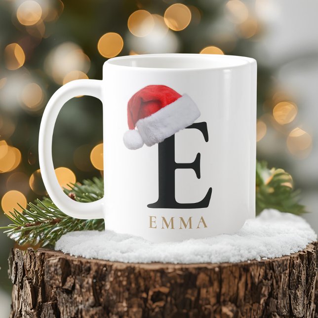 Tasse Monogramme de Noël (Créateur téléchargé)
