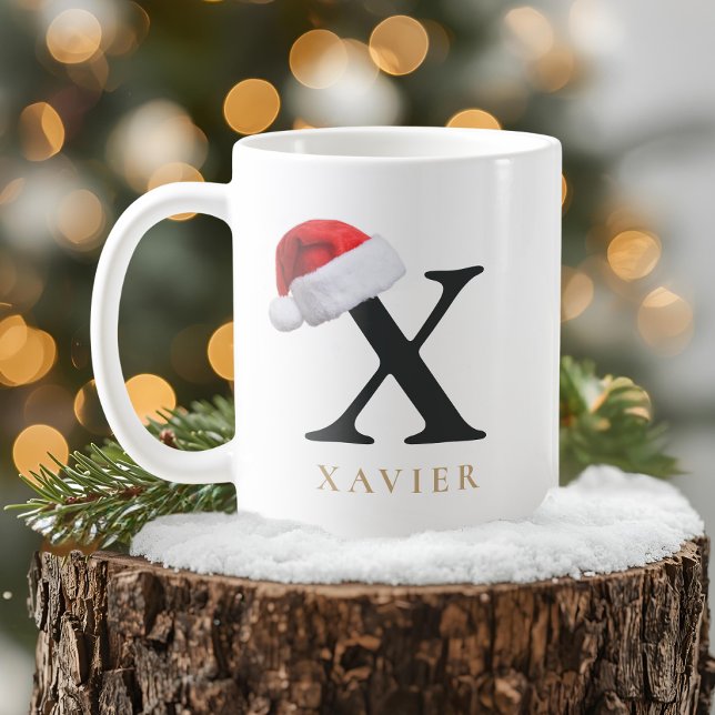 Tasse Monogramme de Noël (Créateur téléchargé)