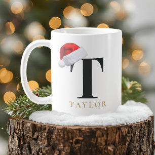 Tasse monogramme de Noël