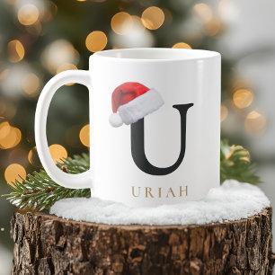 Tasse monogramme de Noël