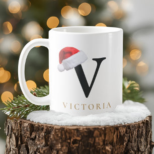 Tasse monogramme de Noël