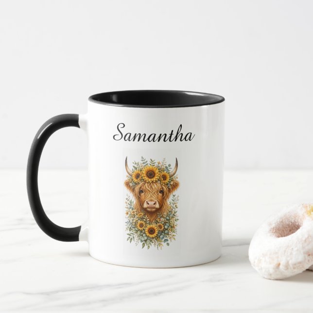 Tasse Moo Personnalisée (Avec donut)