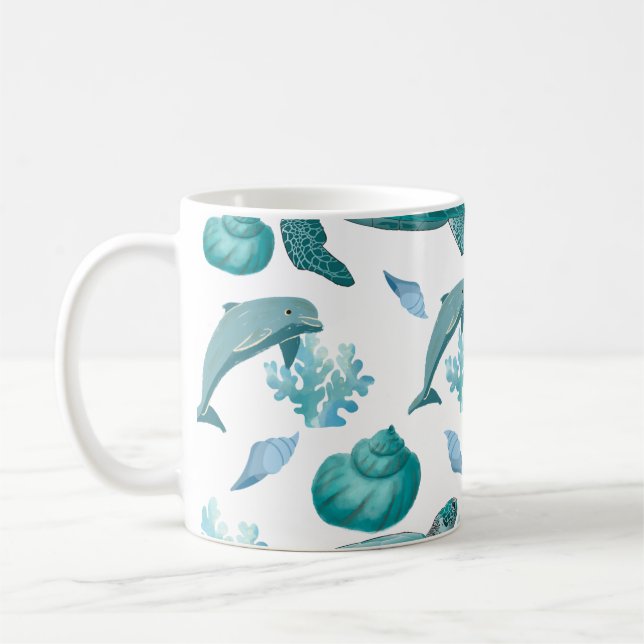 Tasse Morning Tide | Vibes esthétiques de plage (Gauche)