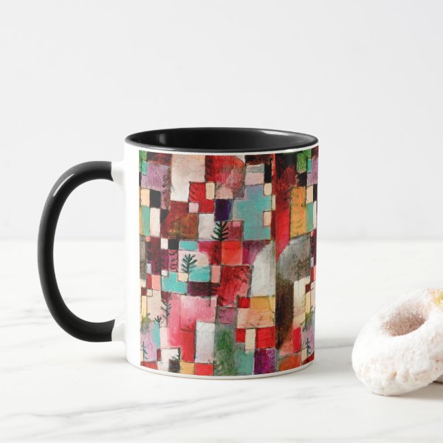 Tasse Morph à rythme de couleur de Paul Klee (Avec donut)