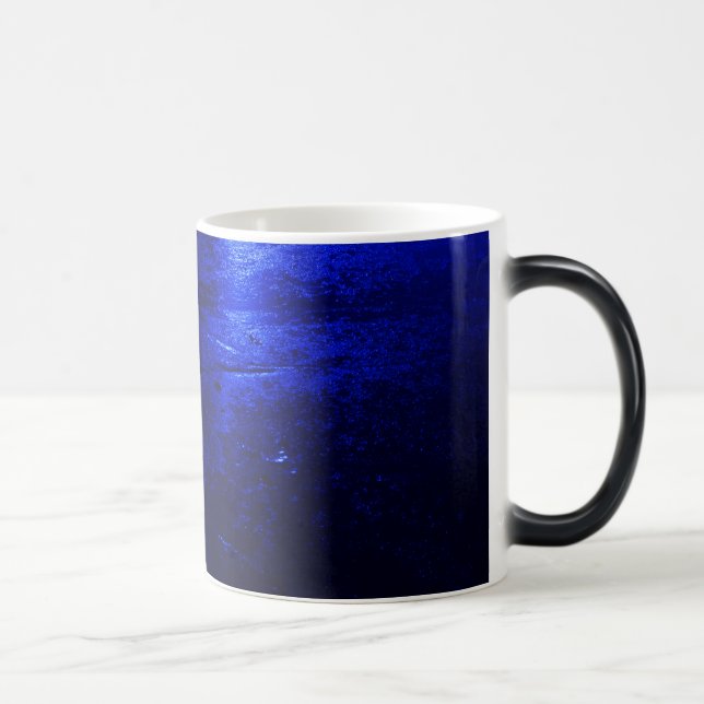 Tasse Morphing 11 oz Bleu Noir Gelé/Blanc (Droite)