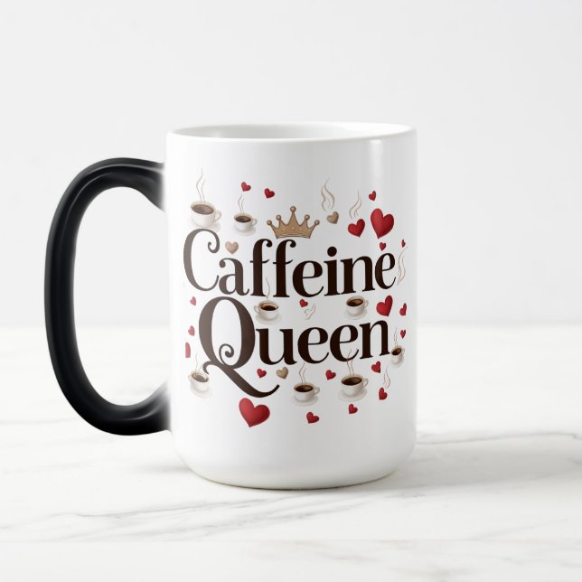 Tasse Morphing 15 oz pour les amateurs de café (Gauche)