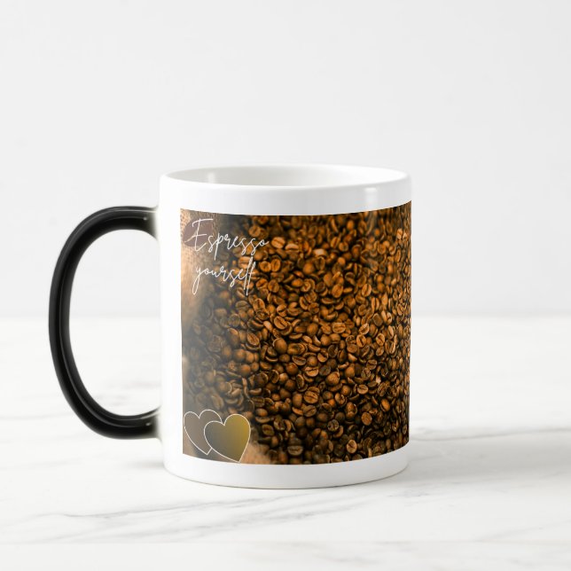Tasse morphing à thème café  (Gauche)