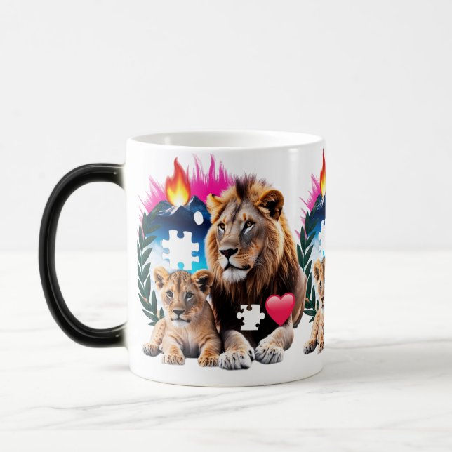 Tasse morphing couleur éléments émotionnels Lionce (Gauche)