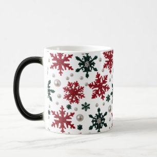 Tasse Morphing de Couleur à Motif de Flocon de Nei