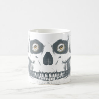 Tasse Morphing de crâne de zombi