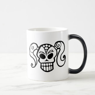 Tasse Morphing de fille de crâne de queue de