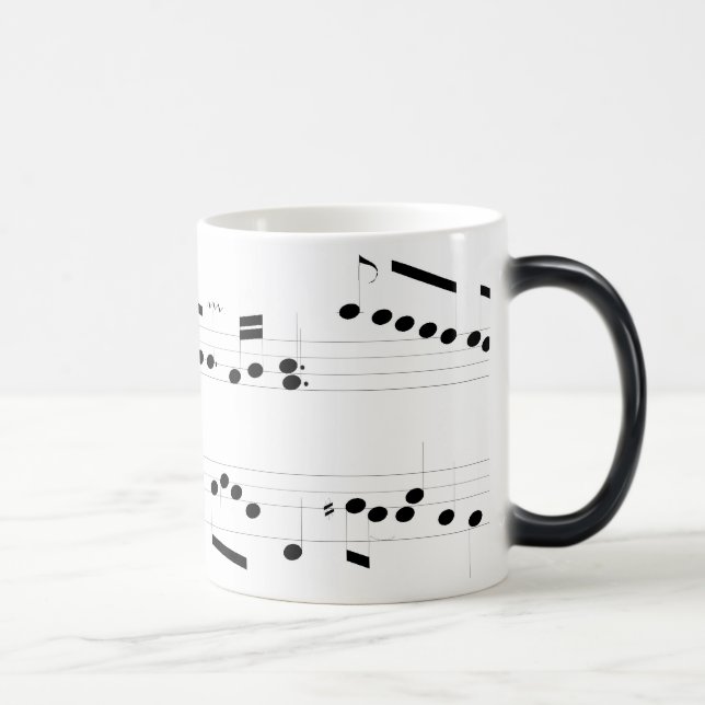 Tasse Morphing de score de musique de Michael Rose (Droite)