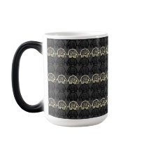 Tasse Morphing en pierre grise d'unité d'éléphant