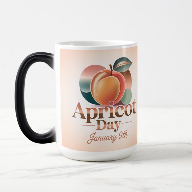 Tasse Morphing Jour d'Abricot 9 Janvier (Gauche)