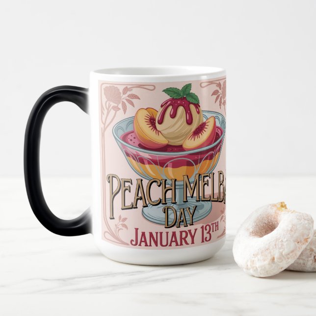 Tasse Morphing Journee Peach Melba (Avec donut)