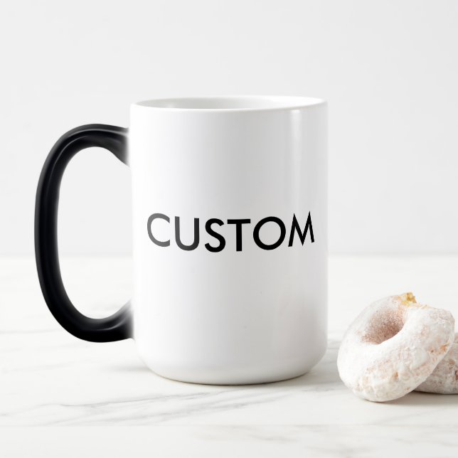 Tasse Morphing magique faite sur commande du (Avec donut)