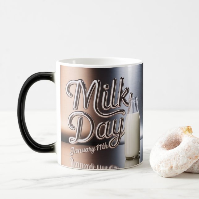 Tasse Morphing Milk Day 11 janvier (Avec donut)