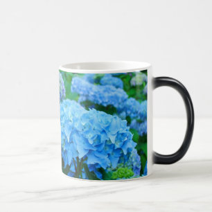 Tasse Morphing Mug Fleurs Hydrangeas Bleues