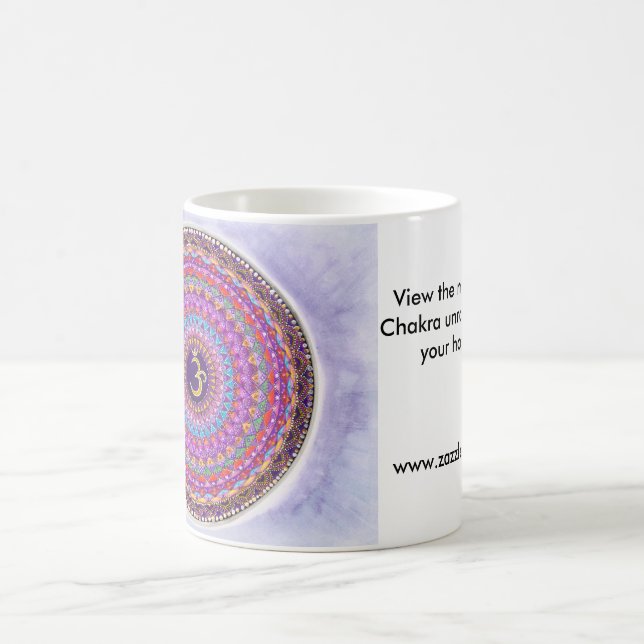 Tasse Morphing noire - couronne Chakra (Centre)