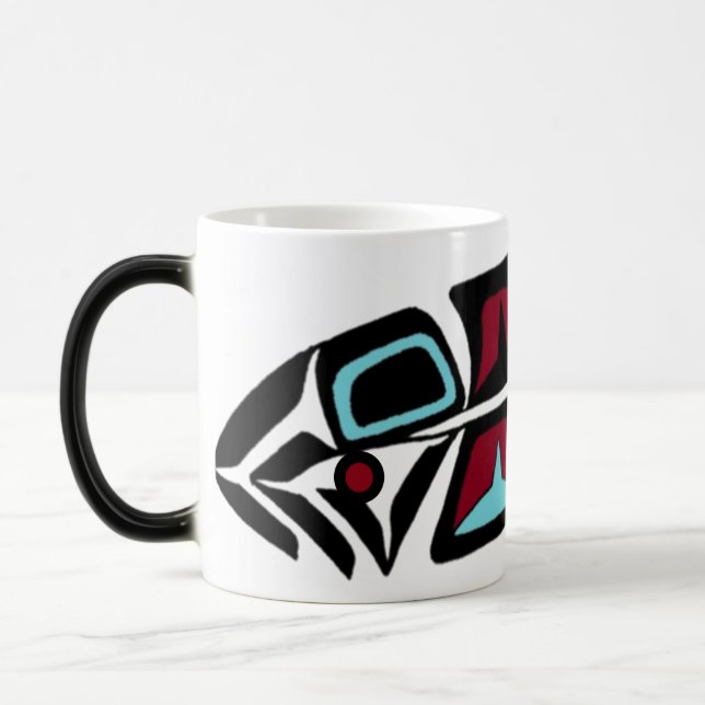 Tasse Morphing personnalisée de plume du (Gauche)