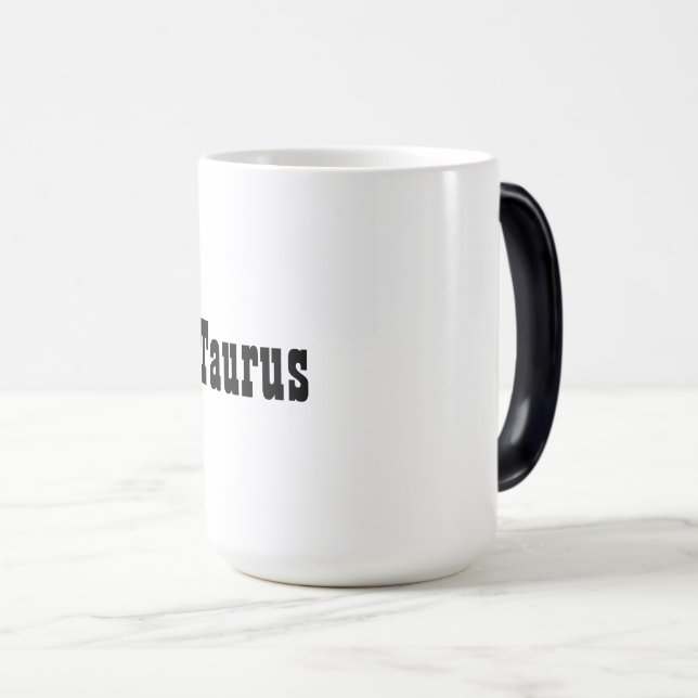 Tasse Morphing Signe du Zodiaque Taureau (Devant droit)