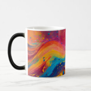 Tasse Morphing Tourbillon de Couleurs Abstraites V