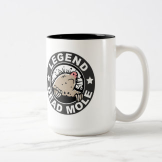 Tasse morte de taupe de légende