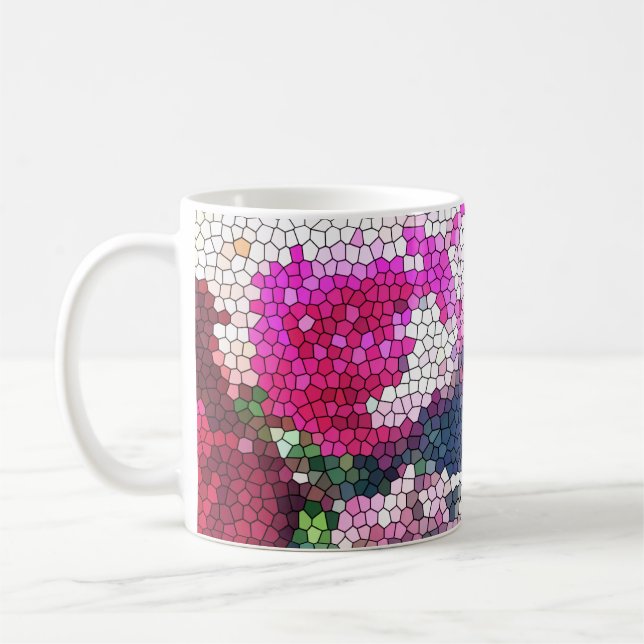 Tasse Mosaïque Rose (Gauche)