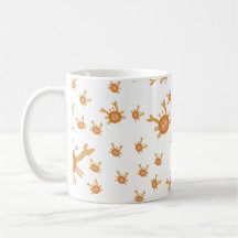 tasse motif de crabe