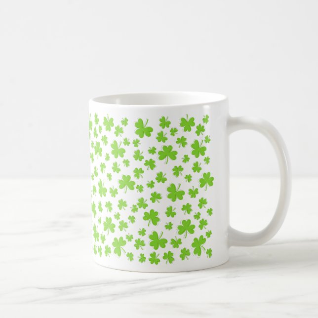 Tasse motif trèfle Saint-Patrick (Droite)