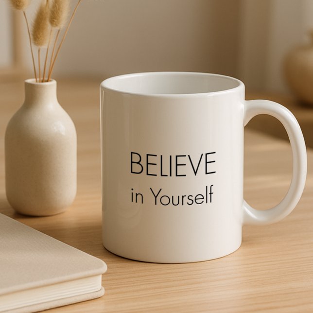 Tasse Motivante – “Croyez en Vous” (Start your day with positivity and self-belief! The “Believe in Yourself” )