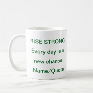 Tasse Motivante Rise Strong - Citation d'autonomis