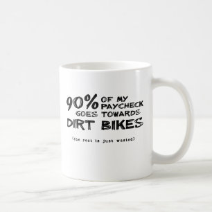 Tasse Motocross Moto Cross Argent Gaspillé