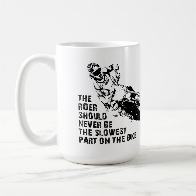 Tasse Motocross Moto Tout Terrain Partie La Plus L (Gauche)