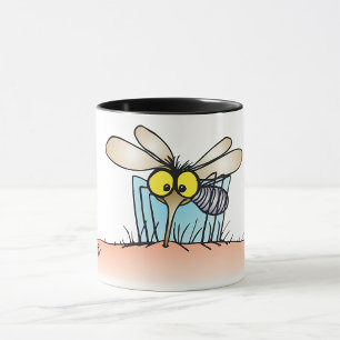 Tasse Moustique Mordant Un Bras