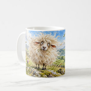 Tasse Mouton Drôle Mauvaise Journée de Cheveux